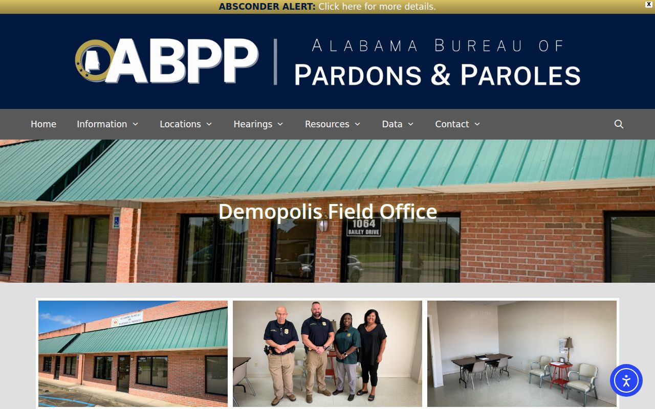 Demopolis probation and parole office serving Greene County criminal records