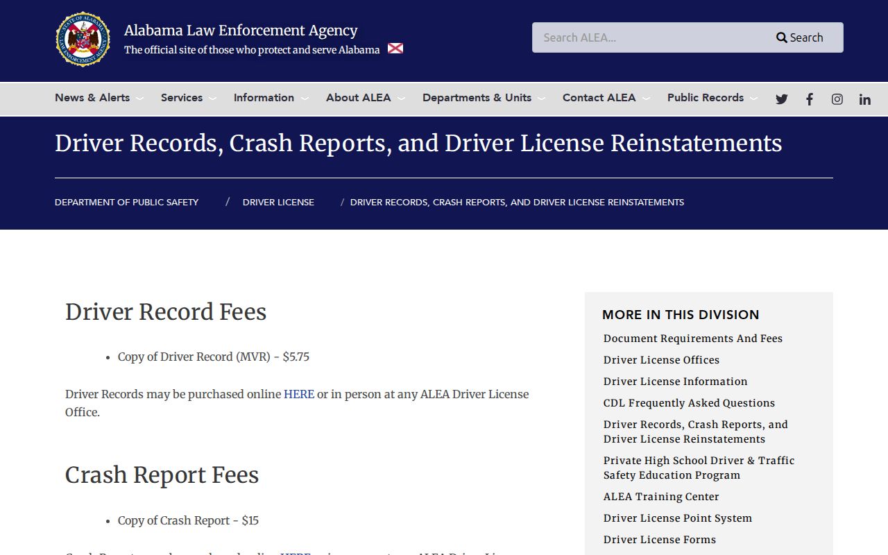 Greene County arrest and crash report access through ALEA