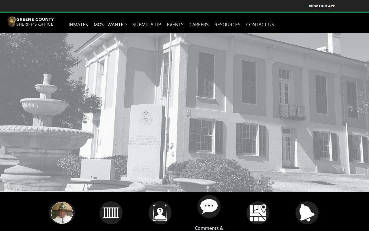 Greene County arrest history sheriff records and app access