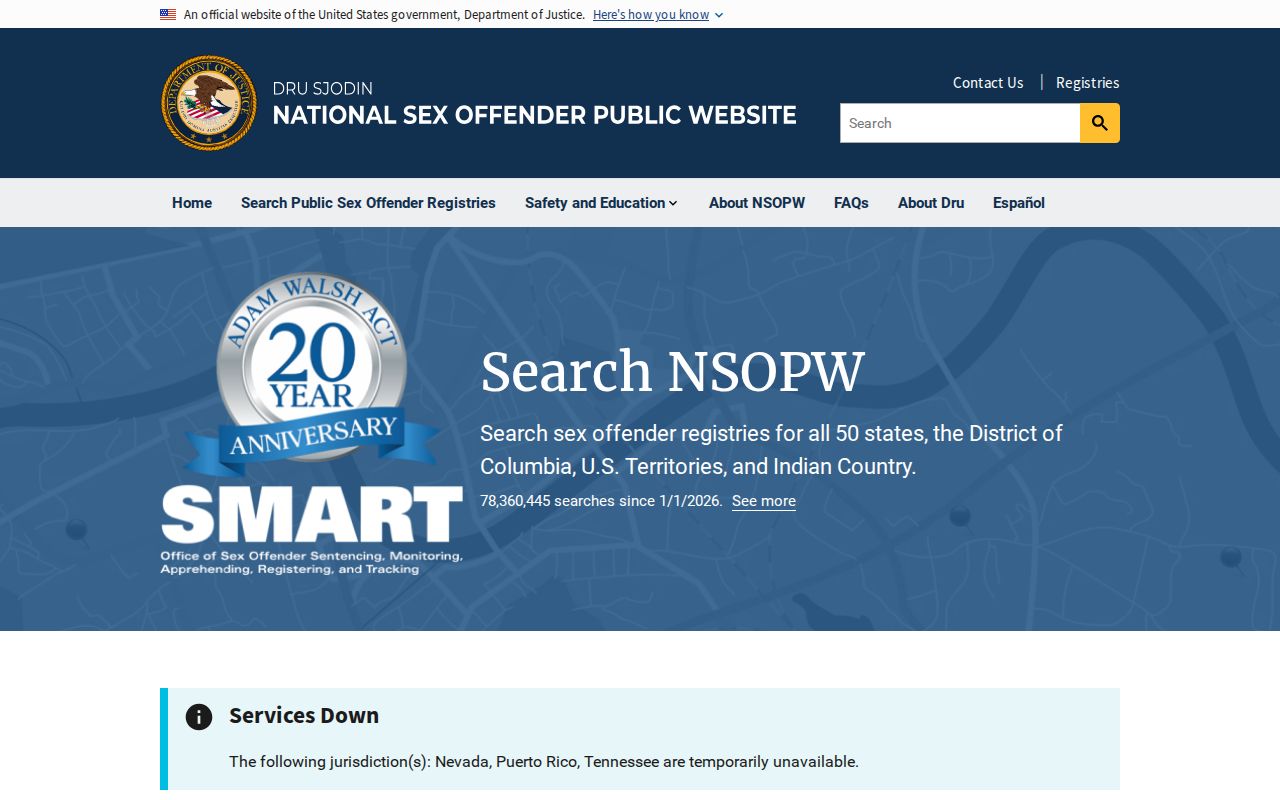Greene County sex offender check with national NSOPW search